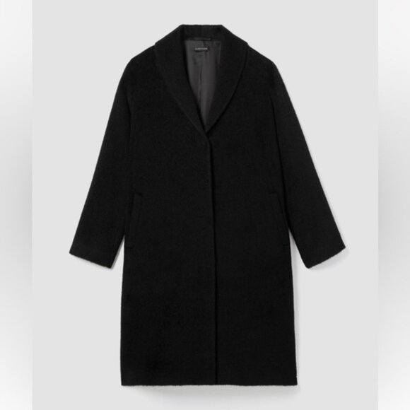 Eileen Fisher Alpaca Luxe Shawl Collar Coat   size XXS - Picture 5 of 16